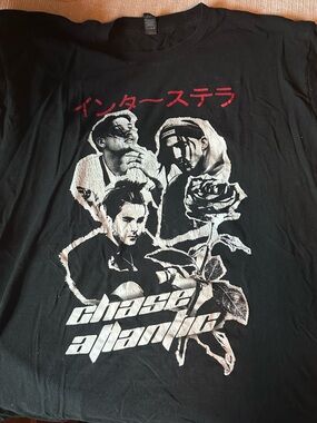 Chase Atlantic Black Graphic Band Tee